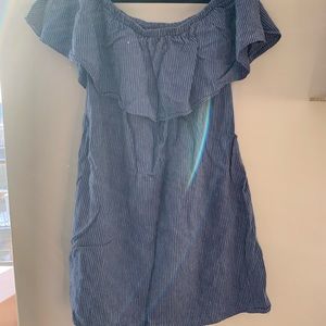 Off The Shoulder Ruffle Dress